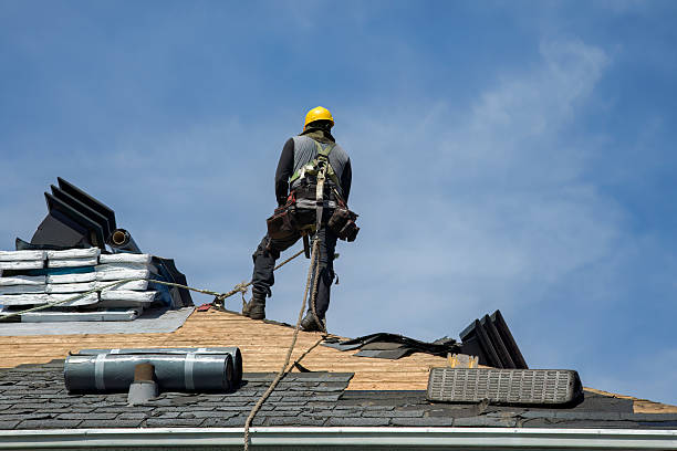 Professional Metal Roofing technician working in Hume, IL